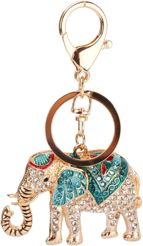 Thailand Elephant Pendant Keychain